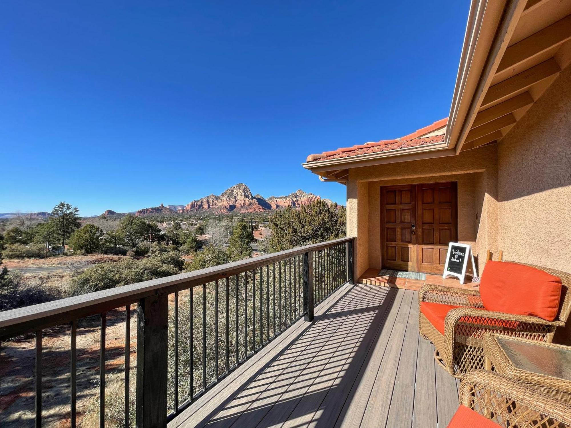 Awe Inspiring Red Rock Views With Hot Tub! Villa Sedona Kültér fotó