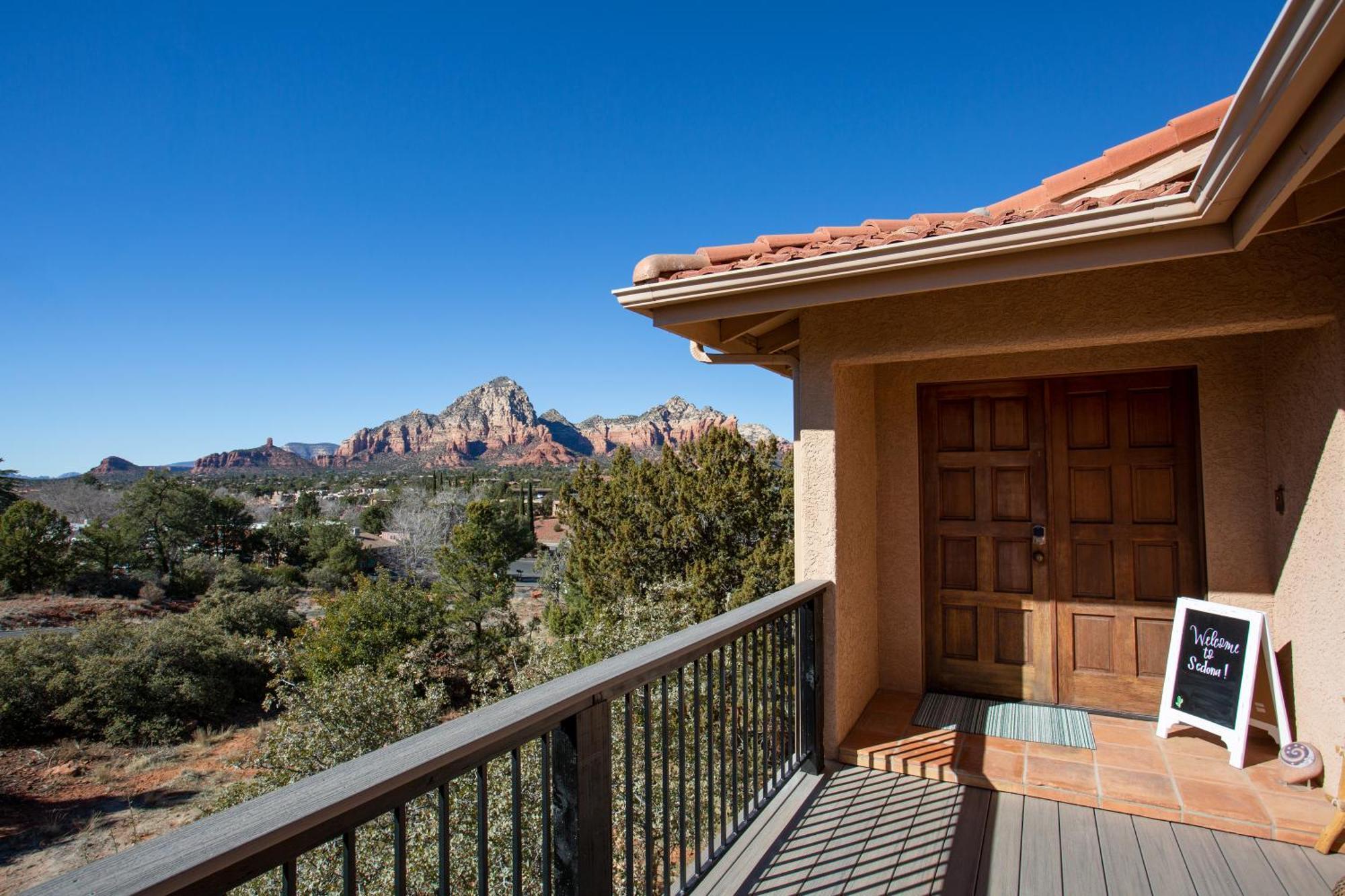 Awe Inspiring Red Rock Views With Hot Tub! Villa Sedona Kültér fotó