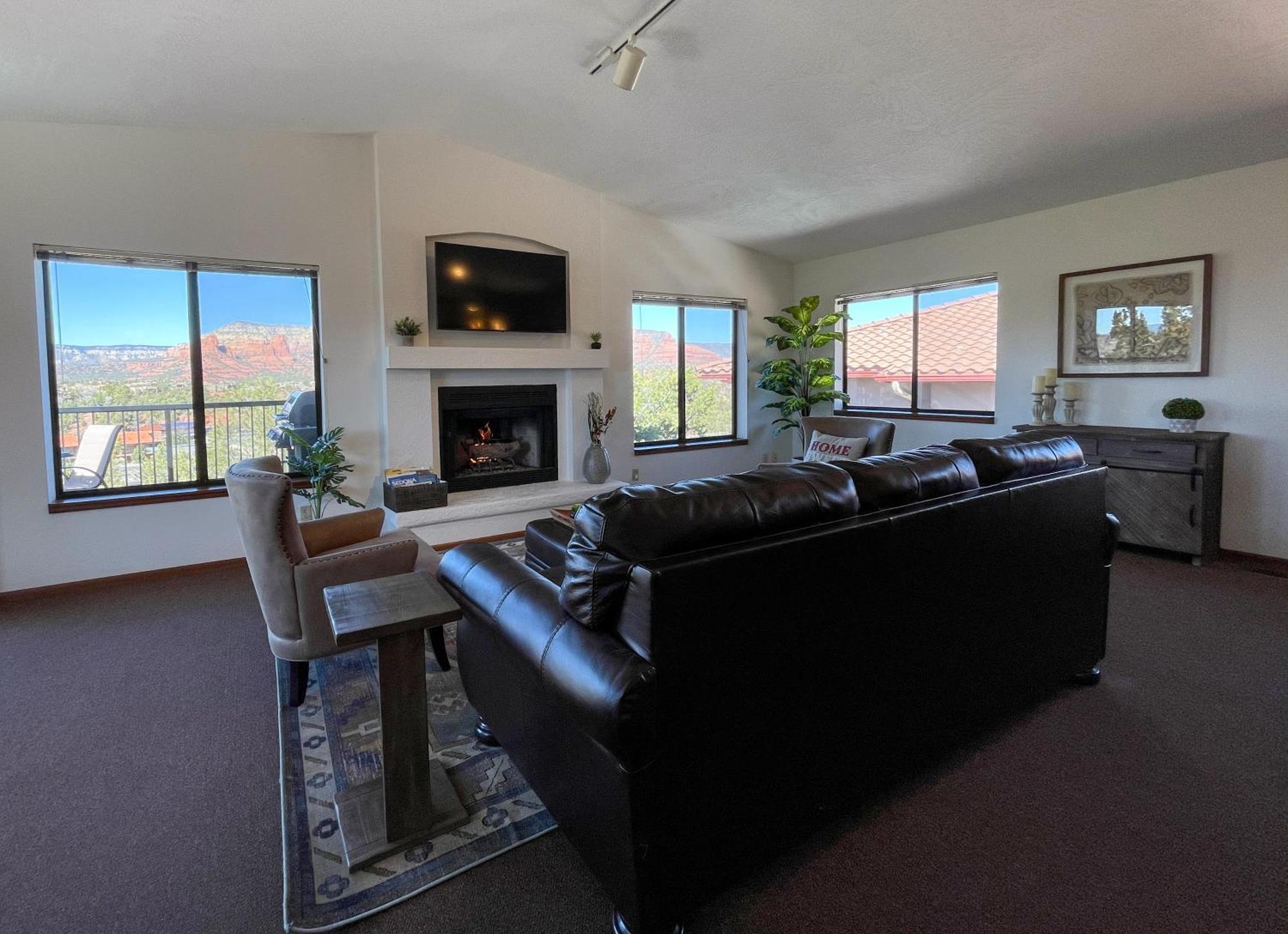 Awe Inspiring Red Rock Views With Hot Tub! Villa Sedona Kültér fotó